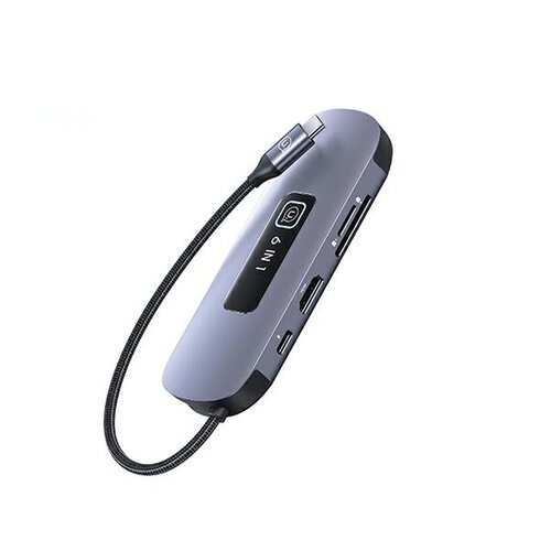 Stacja dokująca USAMS SJ642HUB01 USB Typu C Szary