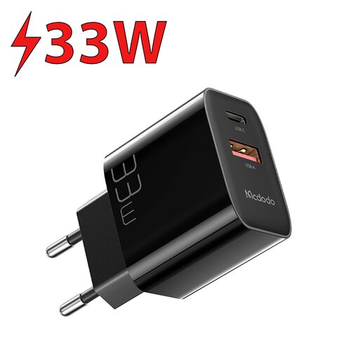 Ładowarka sieciowa MCDODO CH-0921 GAN 33W Czarny