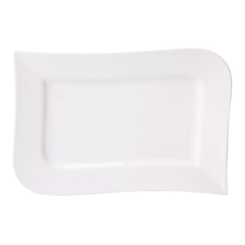 Półmisek AMBITION Fala 31 x 21 cm Biały