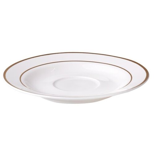 Spodek AMBITION Aura Gold 12.5 cm Biało-złoty
