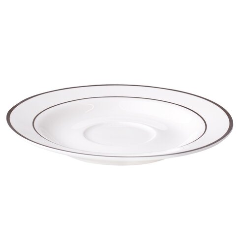 Spodek AMBITION Aura Silver 15.5 cm Biało-srebrny