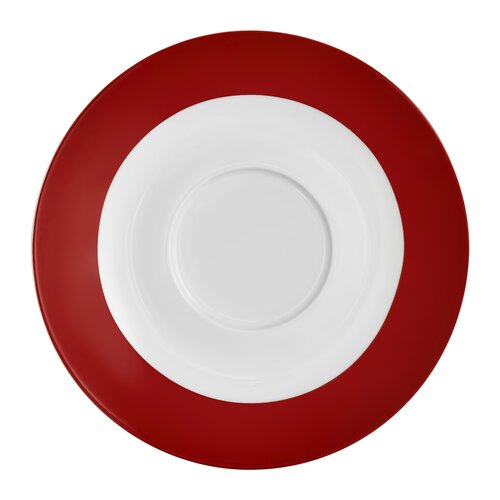 Spodek AMBITION Aura Red 15.5 cm Biało-czerwony