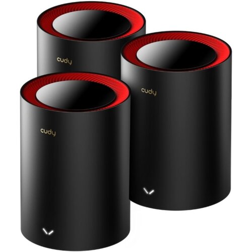 Router CUDY M3000 2.4 / 5 GHz (DualBand), Wi-Fi Mesh (3 sztuki)