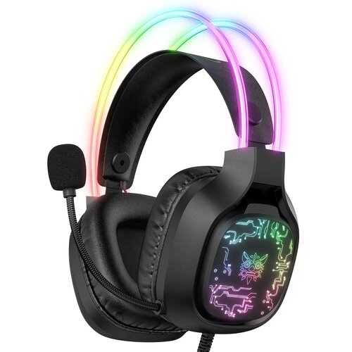 Słuchawki ONIKUMA X22 RGB Nauszne Czarny