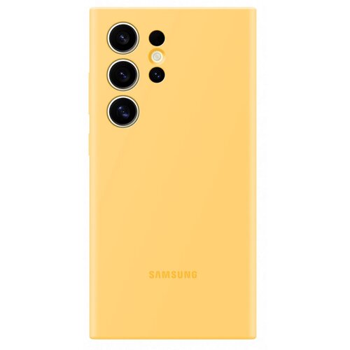 Etui SAMSUNG Silicone Case do Galaxy S24 Ultra Żółty EF-PS928TYEGWW