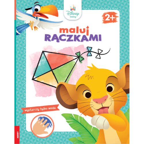 Kolorowanka Disney Maluch Maluj rączkami MWR-9206 (miękka okładka)