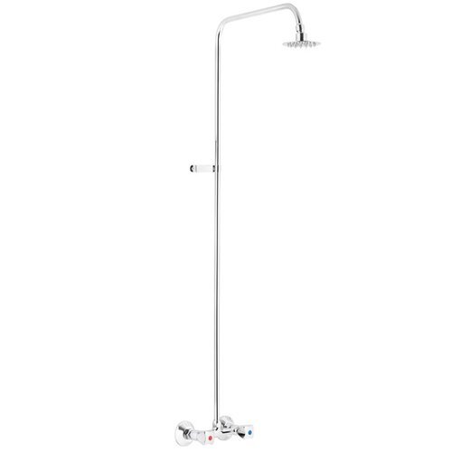 Zestaw prysznicowy natynkowy KFA ARMATURA Standard 306-711-00 z deszczownicą Chrom