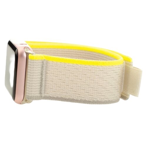 Pasek LUNA do Apple Watch 3/4/5/6/7/8/SE (42/44/45mm) A00096 Beżowo-żółty