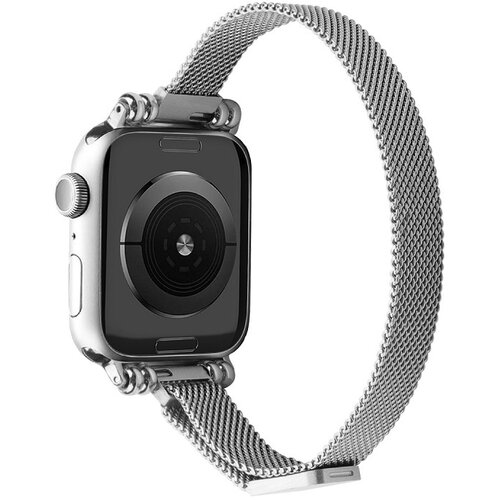 Pasek LUNA do Apple Watch (38/40/41mm) A00129 Srebrny