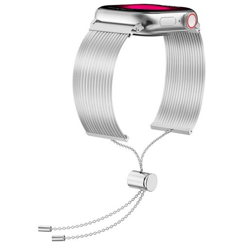 Pasek LUNA do Apple Watch (38/40/41mm) A00137 Srebrny