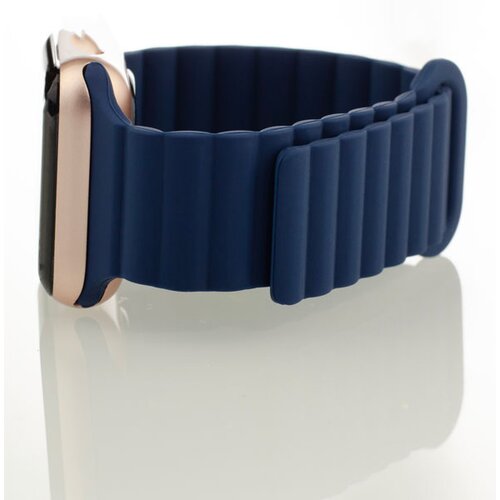 Pasek LUNA do Apple Watch (42/44/45/49mm) A00190 Ciemno-niebieski