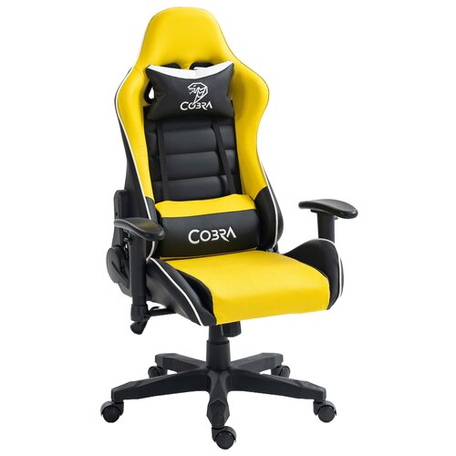 Fotel COBRA Rebel CR201 Żółto-czarny