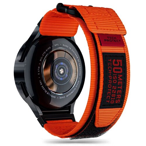 Pasek TECH-PROTECT Scout Pro do Samsung Galaxy Watch 4/5/5 Pro/6 (40/42/43/44/45/46 mm) Pomarańczowy
