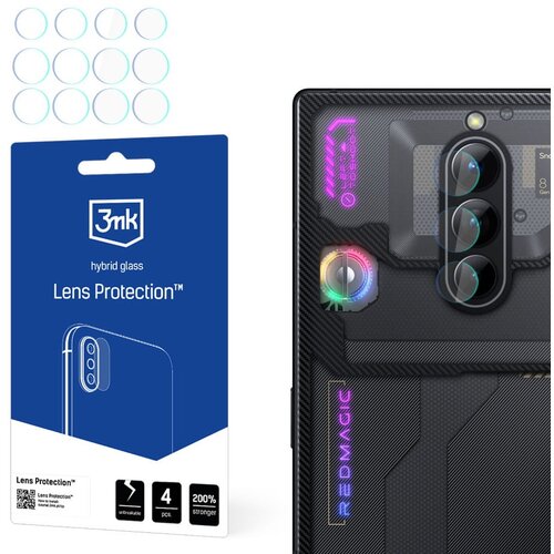 Szkło hybrydowe na obiektyw 3MK Lens Protection do Nubia Red Magic 8 Pro / 8 Pro+ / 8S Pro