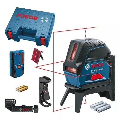 Laser liniowy BOSCH GCL 2-50 + LR6  0601066F01
