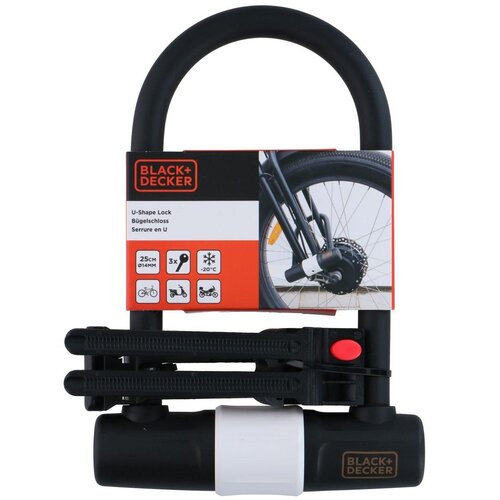 Zapięcie rowerowe BLACK + DECKER 33888 U-lock