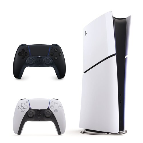 Konsola SONY PlayStation 5 Digital Slim + Kontroler SONY DualSense Czarny