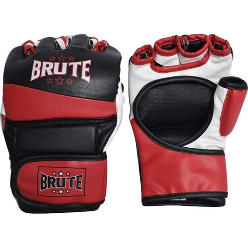 Rękawice do MMA BRUTE R (rozmiar S/M) Czarno-czerwono-biały