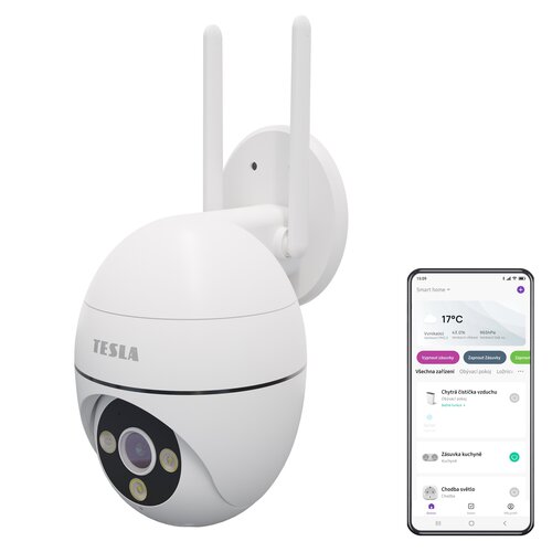 Kamera TESLA Outdoor PTZ TSL-CAM-PTZ100 Zewnętrzna, Wi-Fi, Kamera obrotowa