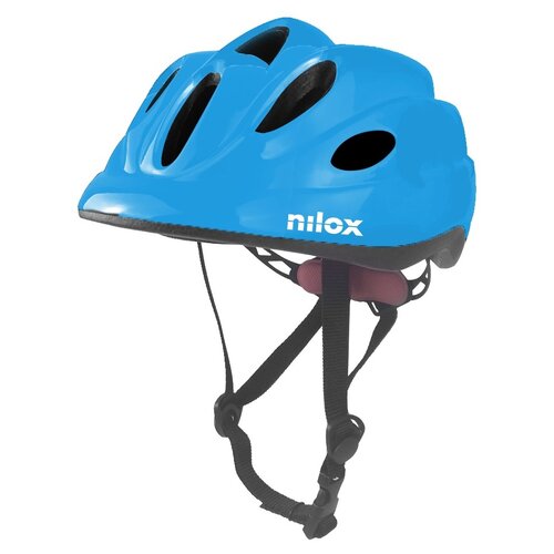 U Kask rowerowy NILOX LED Niebieski (rozmiar S/M)