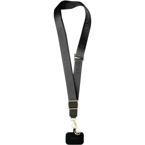 Pasek GUESS Universal CBDY Nylon Chain Czarny