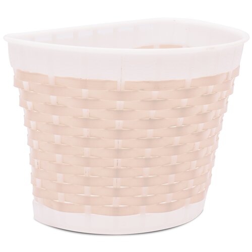 Koszyk na rower SUN BABY CJ03.020.02 Plastikowy Biało-beżowy