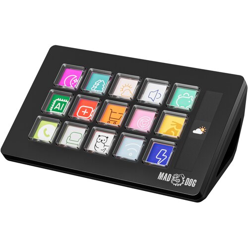Panel streamingowy MAD DOG GK150K Czarny