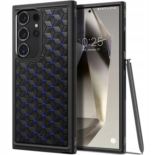 Etui SPIGEN Cryo Armor do Samsung Galaxy S24 Ultra Czarno-niebieski