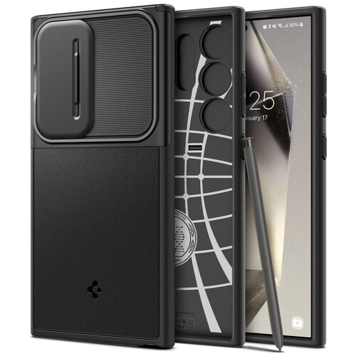 Etui SPIGEN Optik Armor do Samsung Galaxy S24 Ultra Czarny