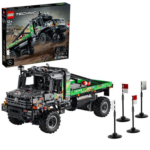 U LEGO 42129 Technic Ciężarówka Mercedes-Benz Zetros z napędem na 4 koła