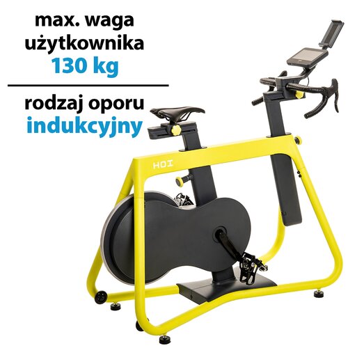 Rower spinningowy KETTLER Hoi Frame+ Żółty
