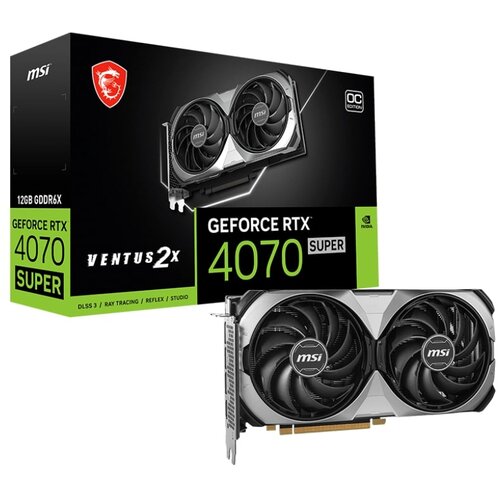 Karta graficzna MSI GeForce RTX 4070 Super Ventus 2X OC 12GB DLSS 3
