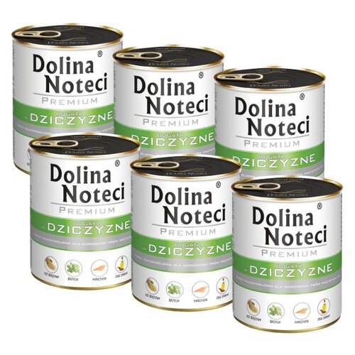 Karma dla psa DOLINA NOTECI Premium Dziczyzna 6 x 800 g