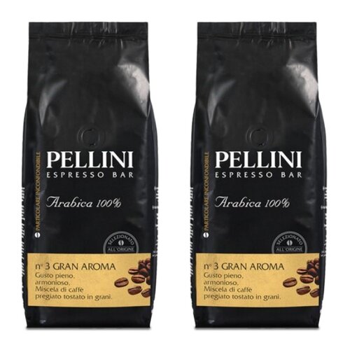 Kawa ziarnista PELLINI Espresso Bar N.3 Gran Aroma 2 x 1 kg