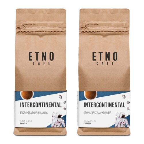 Kawa ziarnista ETNO CAFE Intercontinental Arabica 2 x 1 kg