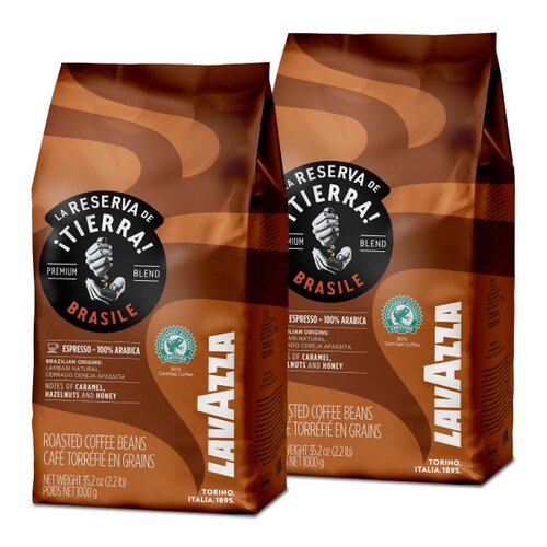 Kawa ziarnista LAVAZZA Tierra Brazil 2 x 1 kg