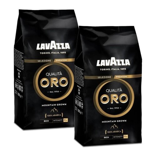 Kawa ziarnista LAVAZZA Qualita Oro Mountain Grown Arabica 2 x 1 kg