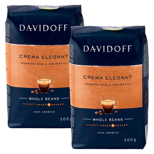 Kawa ziarnista DAVIDOFF Cafe Creme Arabica 2 x 0.5 kg