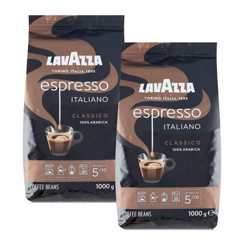 Kawa ziarnista LAVAZZA Espresso Classico 2 x 1 kg