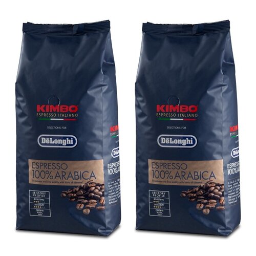 Kawa ziarnista DELONGHI Kimbo Espresso Arabica 2 x 1 kg