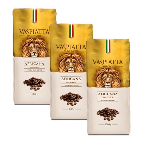 Kawa ziarnista VASPIATTA Africana Arabica 3 x 1 kg