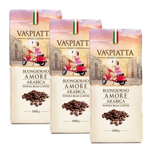 Kawa ziarnista VASPIATTA Buongiorno Amore 3 x 1 kg