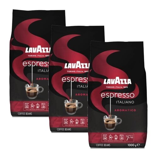 Kawa ziarnista LAVAZZA Espresso Italiano Aromatico Arabica 3 x 1 kg