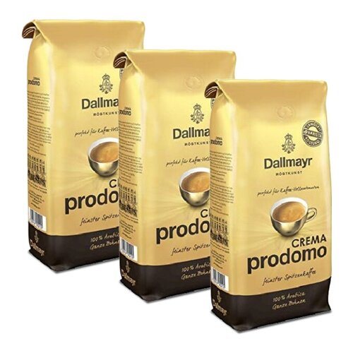 Kawa ziarnista DALLMAYR Prodomo Crema 3 x 1 kg