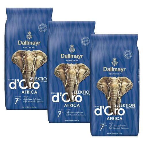 Kawa ziarnista DALLMAYR d'Oro Namaste 3 x 1 kg