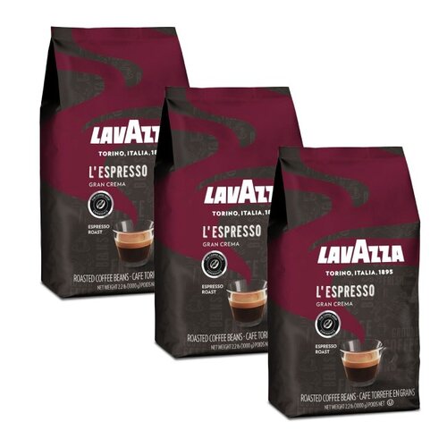 Kawa ziarnista LAVAZZA Caffe Espresso Barista Gran Crema 3 x 1 kg