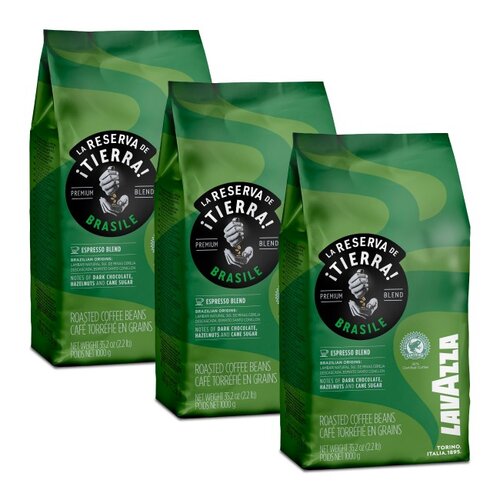 Kawa ziarnista LAVAZZA Tierra Brazil Blend 3 x 1 kg