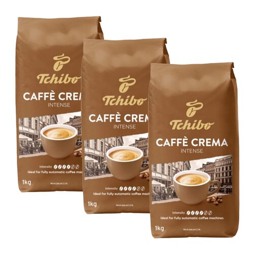 Kawa ziarnista TCHIBO Crema Intense Arabica 3 x 1 kg