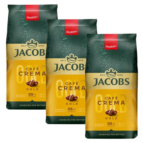 Kawa ziarnista JACOBS Crema 3 x 1 kg