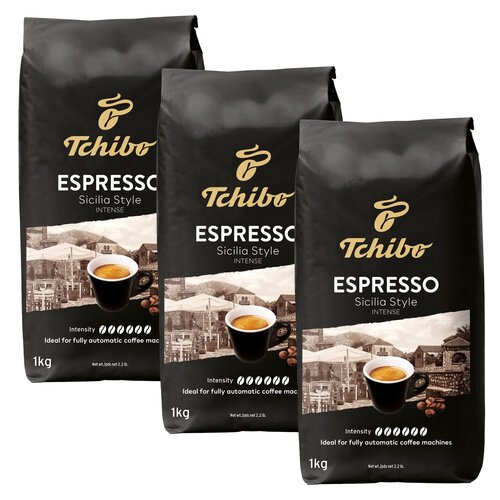 Kawa ziarnista TCHIBO Espresso Sicilia Style 3 x 1 kg